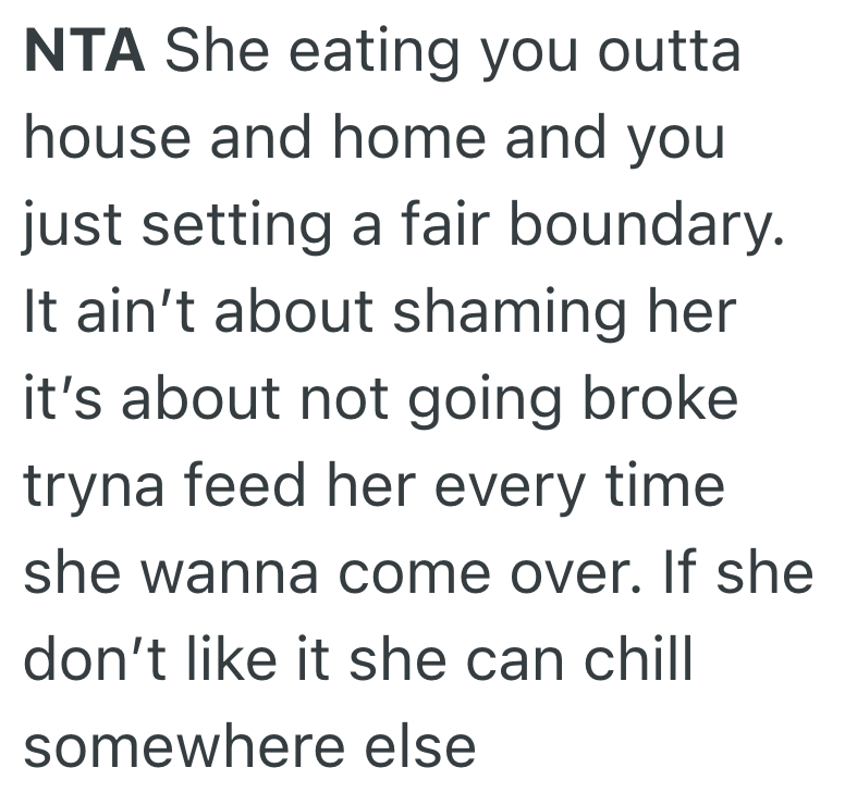 Screenshot 2025 03 17 at 6.55.51 AM Friend Struggles With Overeating, But Gets Offended When Asked To Bring Her Own Food