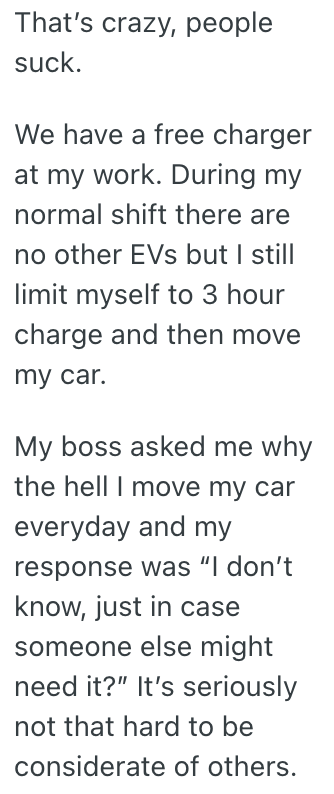 Screenshot 2025 03 18 at 10.00.42 AM Tesla Drivers Kept Hogging The Charging Stations In Their Apartment Building, So Neighbors Complained To The Property Owners And Got The Rules Changed