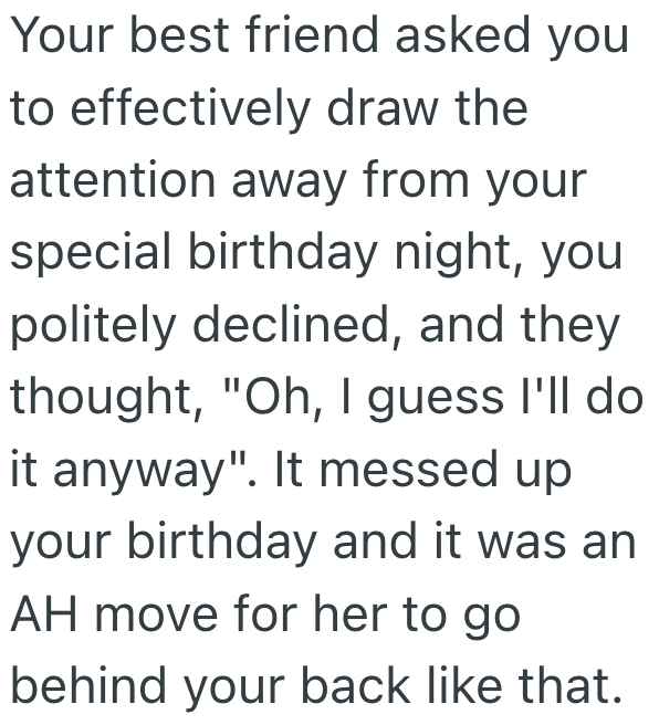Screenshot 2025 03 19 at 11.08.53 PM Birthday Girl Threw Herself A Bash, But Her Friend Stole The Spotlight With An Elaborate Gesture Unrelated To The Guest Of Honor