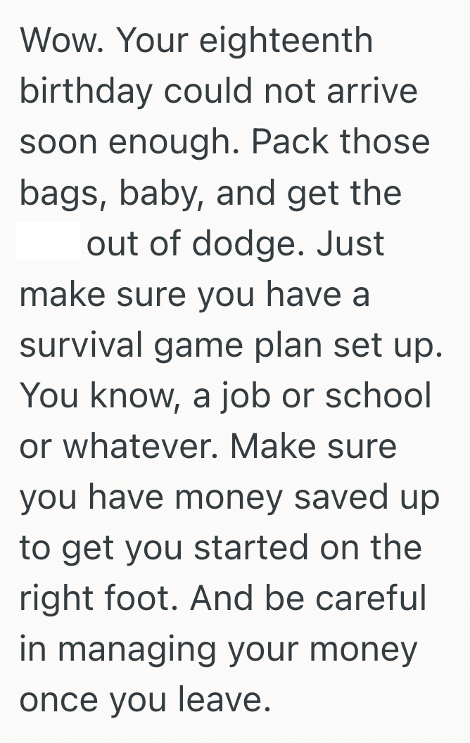 Screenshot 2025 03 19 at 2.21.58 AM Her Parents Treated Their Teen Daughter Like A Full Time Caregiver, So She Chose To Walk Away From The Job She Never Signed Up For