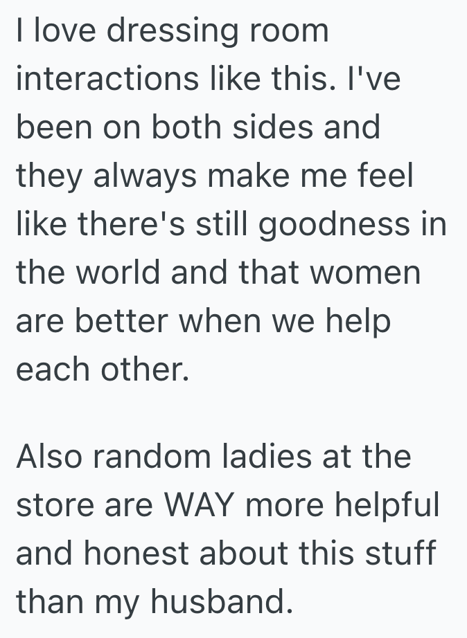 Screenshot 2025 03 19 at 5.54.36 PM Woman Trying On Clothes Asks Another Lady For Her Opinion, But She Thought She Was Asking An Employee And Was Really Asking A Customer