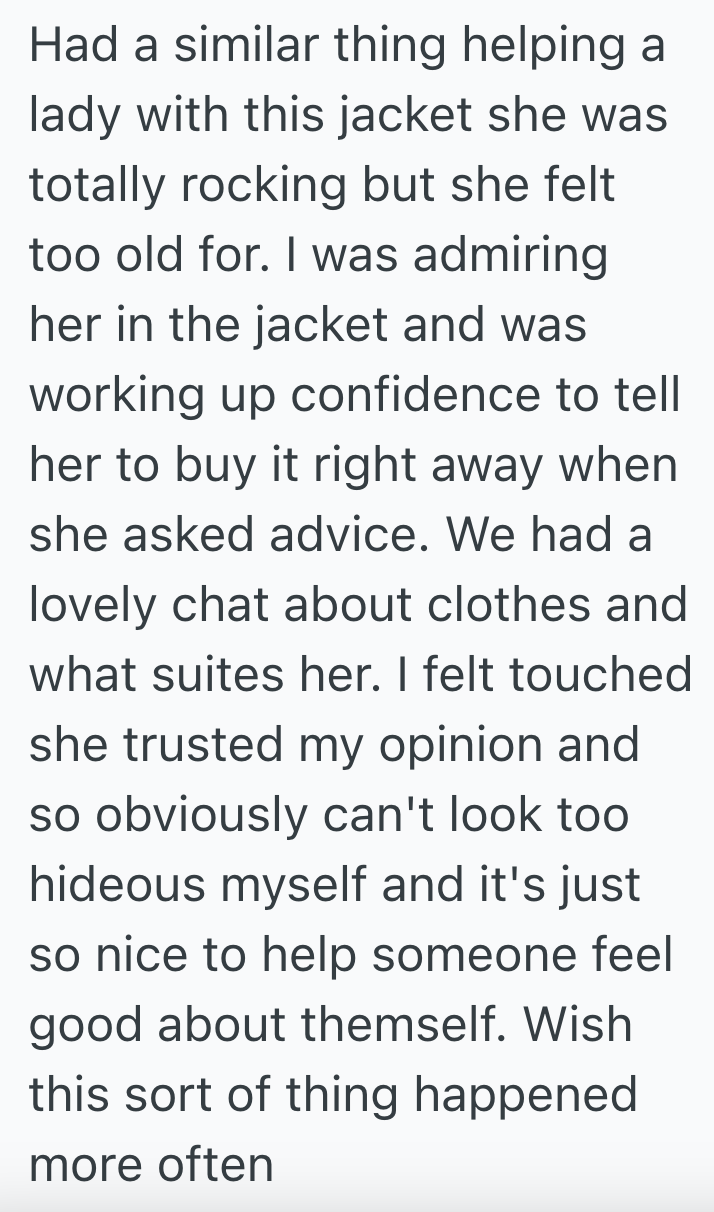 Screenshot 2025 03 19 at 5.55.23 PM Woman Trying On Clothes Asks Another Lady For Her Opinion, But She Thought She Was Asking An Employee And Was Really Asking A Customer