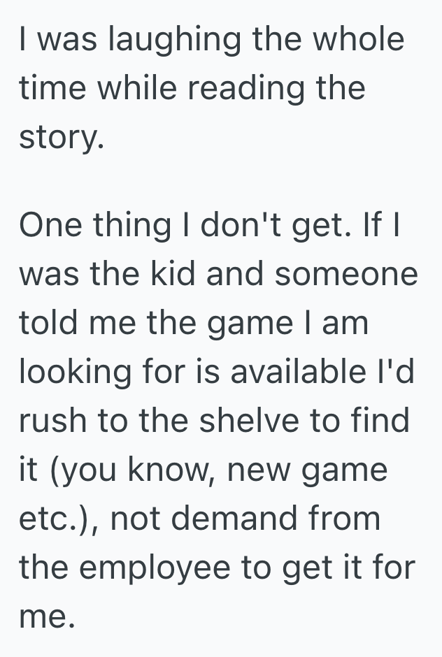 Screenshot 2025 03 19 at 6.15.32 PM Customer Refuses To Help A Kid At GameStop Find A Particular Game, But The Boys Mom Thinks The Customer Is An Employee And Tries To Get Him Fired