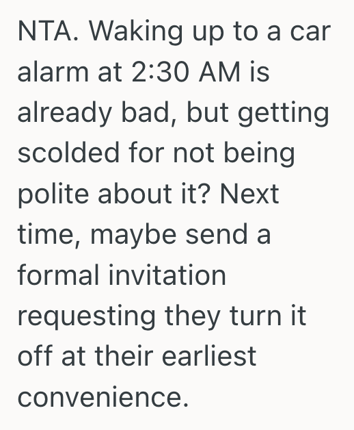 Screenshot 2025 03 21 at 3.42.39 PM Neighbors Car Alarm Blared Through The Night, But When An Irritated Homeowner Let Their Frustration Be Heard, It Caused Even More Tension In The Neighborhood