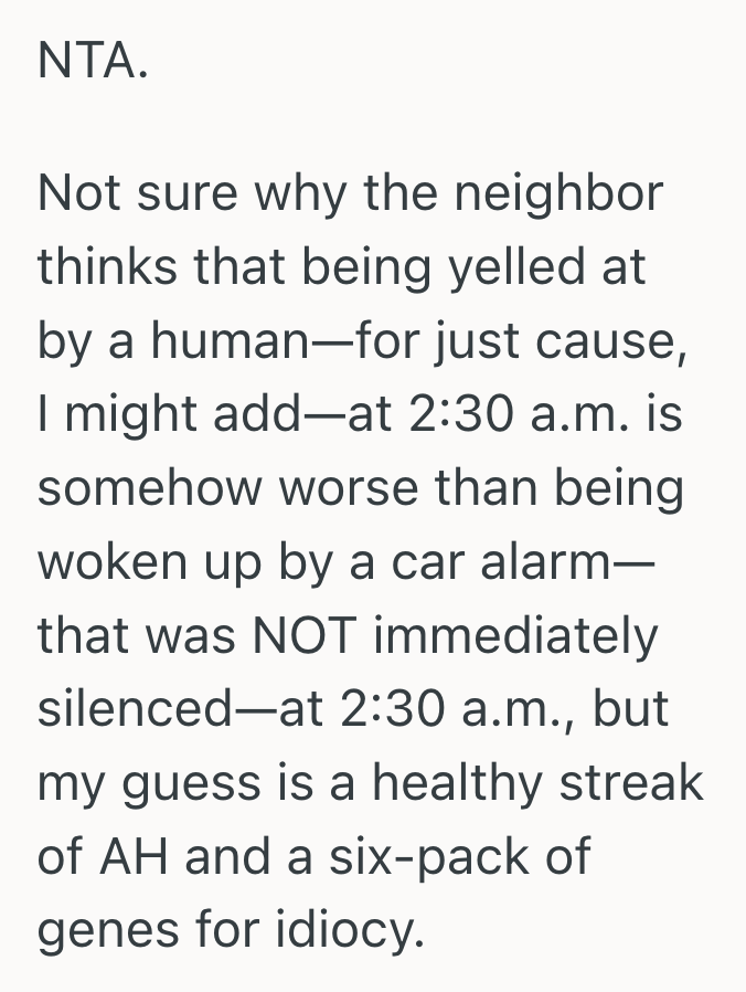 Screenshot 2025 03 21 at 3.44.43 PM Neighbors Car Alarm Blared Through The Night, But When An Irritated Homeowner Let Their Frustration Be Heard, It Caused Even More Tension In The Neighborhood