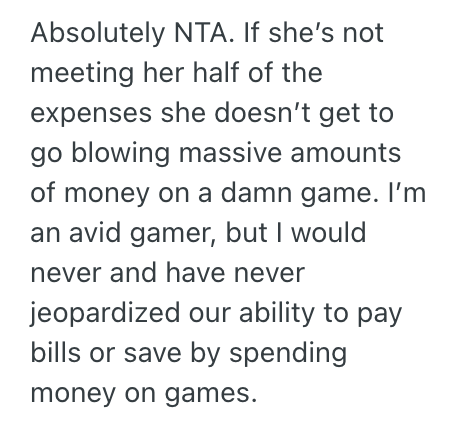 Screenshot 2025 03 22 at 4.59.47 PM His Girlfriend Who Works Part time Spent An Extravagant Amount On A Video Game, So Now Hes Contemplating Breaking Up With Her