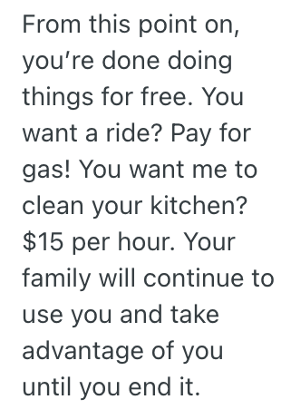 Screenshot 2025 03 22 at 8.25.33 AM They Got Fed Up With Their Familys Constant Demands, But They Werent Thrilled When They Decided To Stop Doing Favors