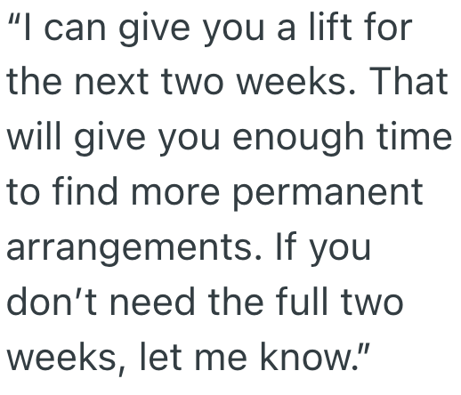 Screenshot 2025 03 25 at 3.55.03 PM A Coworker Asked For A Ride And They Said Yes, But They Didnt Know He Was Making A Six Month Commitment