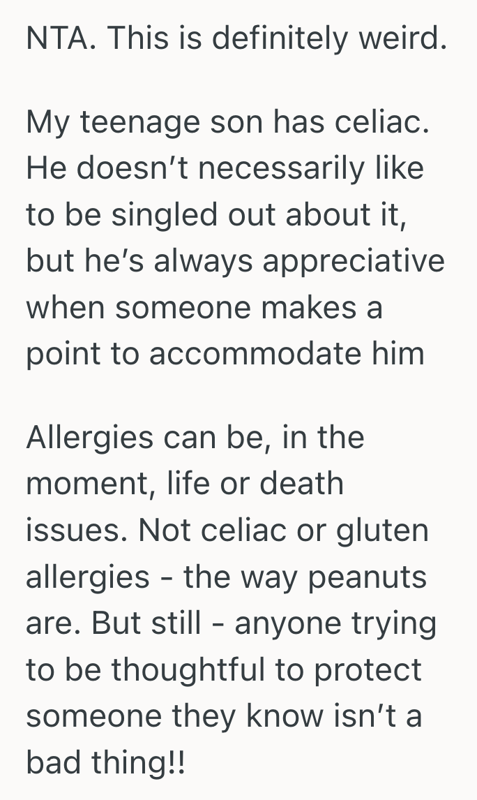 Screenshot 2025 03 26 at 12.11.18 PM Employee Offered Their Work Friend A Gluten Free Snack At An Office Party, But When The Friend Freaked Out About Their Secret Being Exposed They Cut Off All Communication