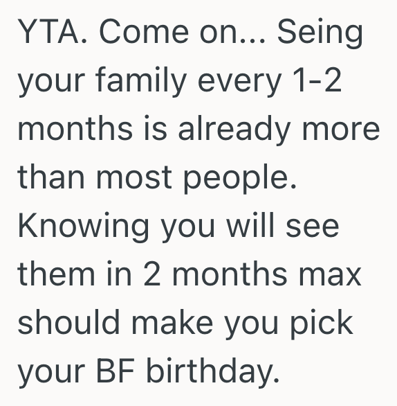 Screenshot 2025 03 26 at 3.21.03 PM She Was Planning To Visit Her Family Over The Weekend, But Her Boyfriend Really Wants Her To Stay In Town To Celebrate His Birthday With Him