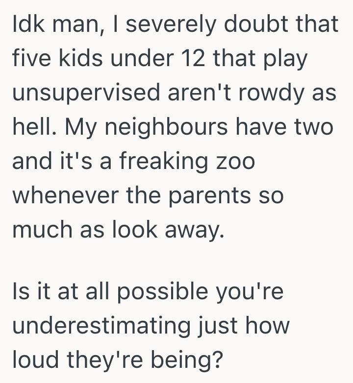 Screenshot 2025 03 26 at 5.31.54 PM Mom Lets Her Kids Play Outside In The Evening, But One Neighbor Expects Complete Silence By 8pm