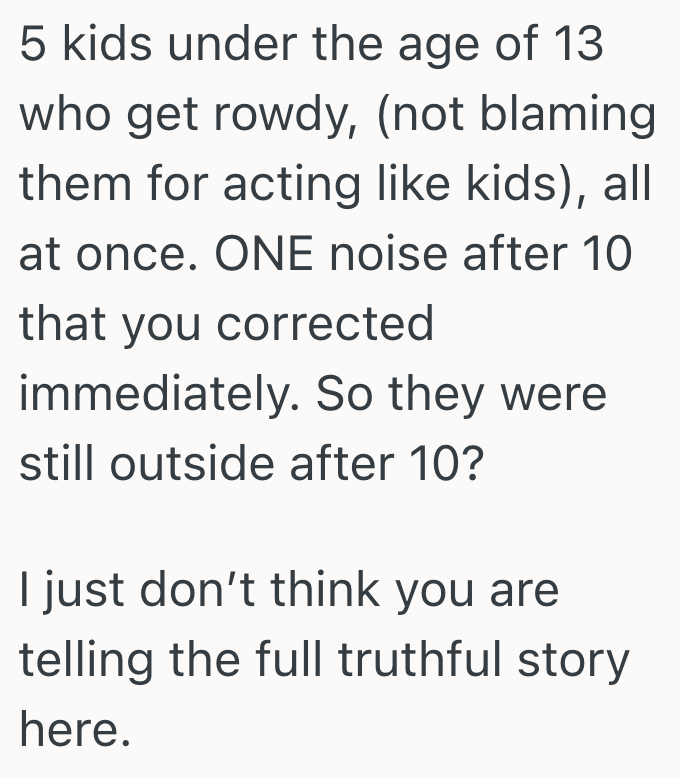 Screenshot 2025 03 26 at 5.32.10 PM Mom Lets Her Kids Play Outside In The Evening, But One Neighbor Expects Complete Silence By 8pm