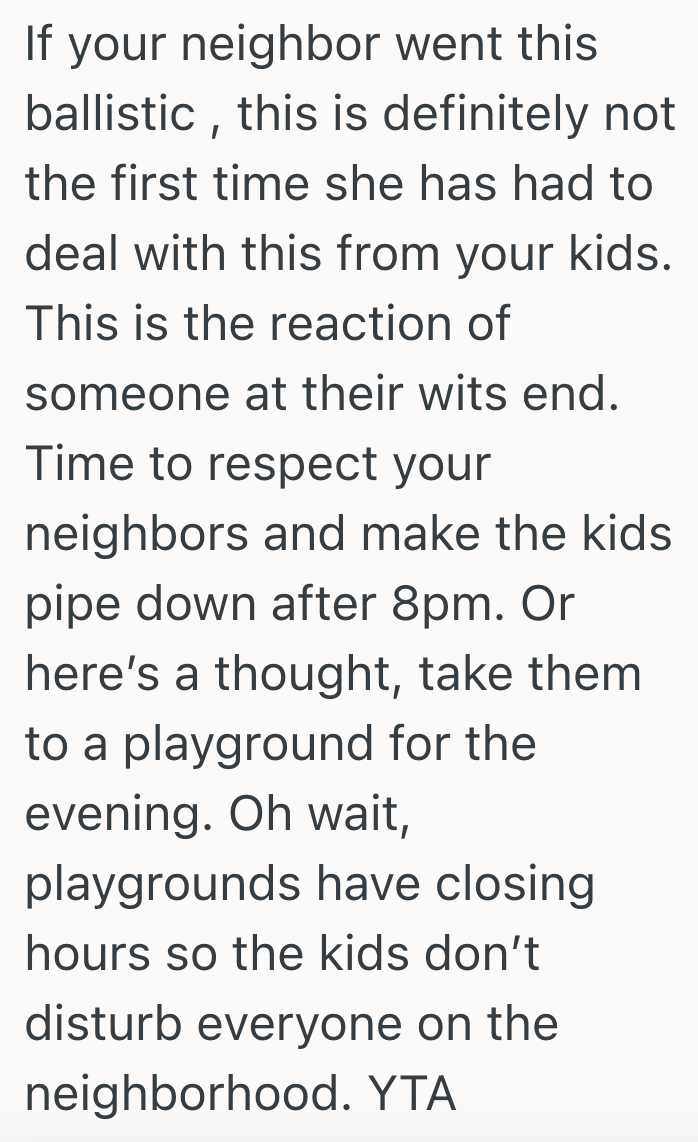 Screenshot 2025 03 26 at 5.33.17 PM Mom Lets Her Kids Play Outside In The Evening, But One Neighbor Expects Complete Silence By 8pm