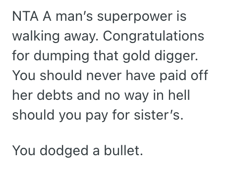 Screenshot 2025 03 27 at 1.27.09 PM His Girlfriend Was Insisting That He Pay For Her Sisters Student Loans After He Already Said No, So He Broke Up With Her