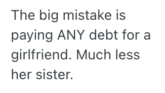 Screenshot 2025 03 27 at 1.27.37 PM His Girlfriend Was Insisting That He Pay For Her Sisters Student Loans After He Already Said No, So He Broke Up With Her