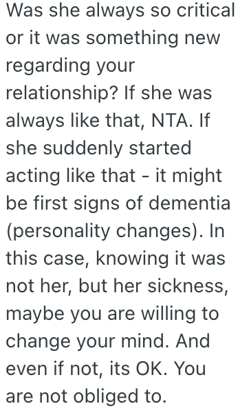 Screenshot 2025 03 28 at 5.11.43 PM Her Mom Kicked Her Out Of The House When She Was Young, But Now That Her Mom Has Alzheimers She Still Doesnt Want To See Her