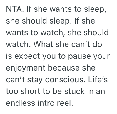 Screenshot 2025 03 29 at 10.03.27 AM His Girlfriend Keeps Falling Asleep Within Minutes Of Watching A TV Show, So He Set A New Rule That Made Her Furious