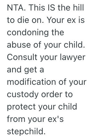 Screenshot 2025 03 30 at 3.50.42 PM Her Daughter Doesnt Want To Be Around Her Stepbrother, But Dad Isnt Keen On Switching Up The Visitation Schedule