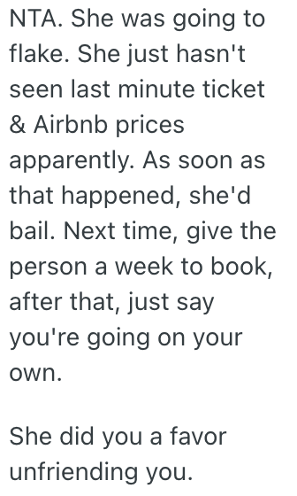 Screenshot 2025 03 30 at 3.55.39%E2%80%AFPM Her Friend Dragged Her Feet About A Trip To Italy, So Now She Said She Just Wants To Go Alone
