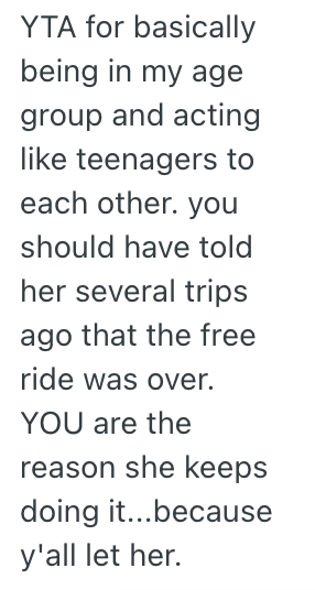 Screenshot 2025 03 30 at 3.58.33 PM Her Friend Expects Her To Pay For An Overseas Girls Trip, But Shes Tired Of Footing The Bill For Her