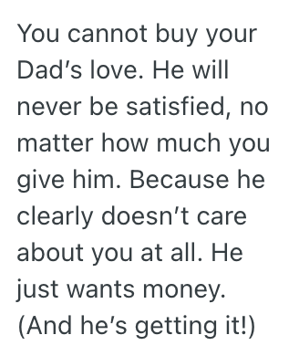 Screenshot 2025 03 30 at 4.16.56%E2%80%AFPM 1 Her Irresponsible Dad Wants More Money From Her, But She Told Him Hell Have To Wait Until She Gets Paid Again