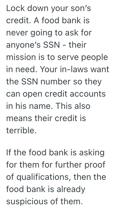 Screenshot 2025 03 30 at 4.30.58 PM She Found Out Her In Laws Are Using Her Sons Social Security Number To Go To Food Banks, So She Put A Stop To It Once And For All