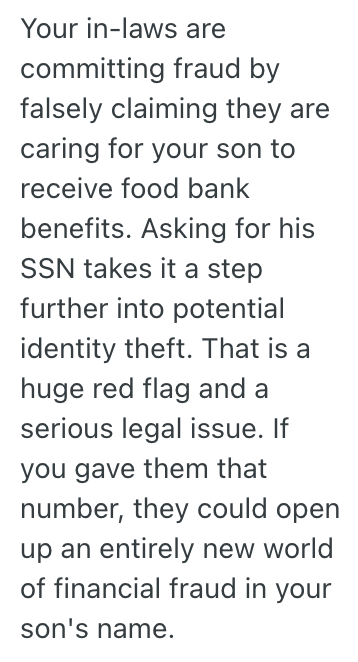 Screenshot 2025 03 30 at 4.31.40 PM She Found Out Her In Laws Are Using Her Sons Social Security Number To Go To Food Banks, So She Put A Stop To It Once And For All