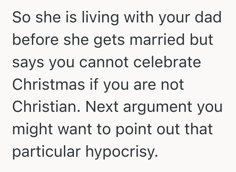 Screenshot 2025 03 31 at 10.43.29 PM Her Dads Fiancée Has Been Giving Her A Hard Time, So She Told Her She Is Not In Her Family And Never Will Be
