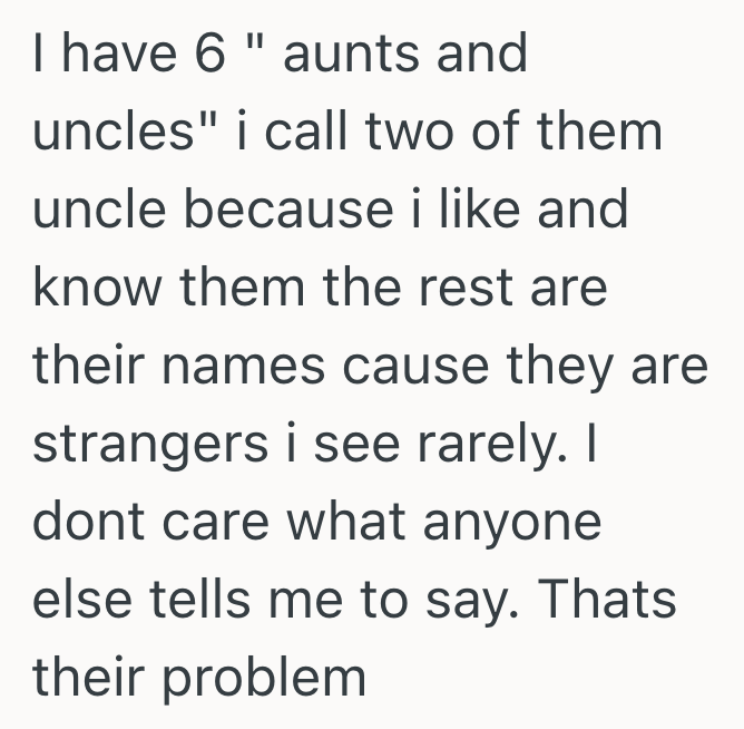 Screenshot 2025 03 31 at 6.05.19 PM She Doesnt Want To Call Her Uncle Uncle Since She Barely Knows Him, But Her Family Thinks Thats Disrespectful