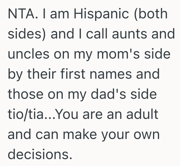 Screenshot 2025 03 31 at 6.05.42 PM She Doesnt Want To Call Her Uncle Uncle Since She Barely Knows Him, But Her Family Thinks Thats Disrespectful