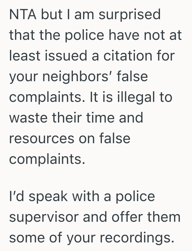 Screenshot 2025 03 31 at 6.19.32 PM Neighbor Keeps Calling The Cops On The Couple In The Apartment Above Them, But The Couple Isnt Even Being Loud At All