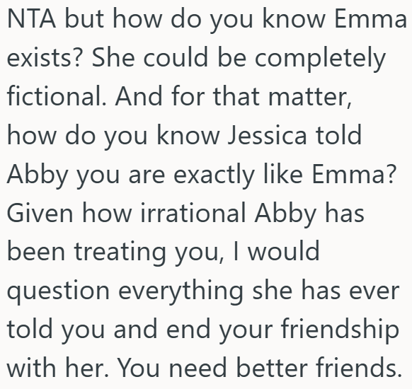 Screenshot 2 0f877b Womans Friend Keeps Treating Her Like Shes The Same As Her Toxic Friend From The Past, But She Insists Its Not Fair