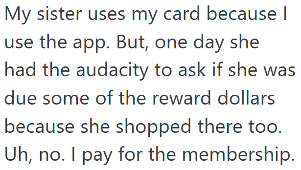 Screenshot 2 94f49a Her Freeloading In Laws Tricked Her And Her Husband Into Handing Their Big Box Membership Cards To Them, So She Canceled Their Subscription Without Telling Them