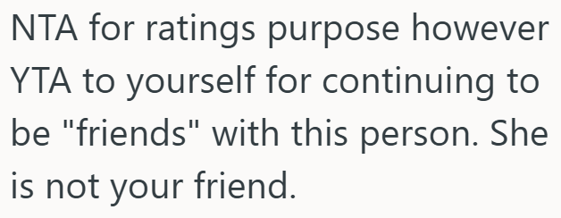 Screenshot 5 451475 Womans Friend Keeps Treating Her Like Shes The Same As Her Toxic Friend From The Past, But She Insists Its Not Fair