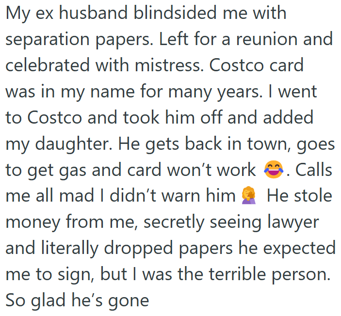 Screenshot 6 05abc3 Her Freeloading In Laws Tricked Her And Her Husband Into Handing Their Big Box Membership Cards To Them, So She Canceled Their Subscription Without Telling Them