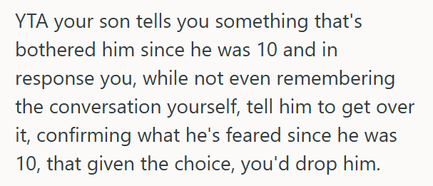 Self Centered 2 His Son Held A Grudge For Years After Overhearing His Parents Say They Love Each Other More Than Him, But His Dad Finally Called Him Out For Being Self Centered