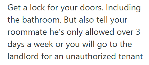 Shower 2 1 Roommate’s Boyfriend Keeps Using Her Shower Without Permission, So She Tells Him To Stop And Sparks A Household Feud