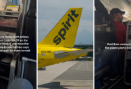 Spirit Airlines Offers Very Cheap Ticket Prices, But They Nickel & Dime You For The Little Things. So This TikToker Found A Helpful Hack.