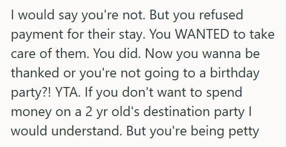 Thanks 4 Man Refuses To Travel For A Friend’s Destination Birthday After They Showed No Gratitude For Staying In His Home For Two Weeks