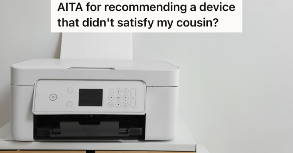 white printer on a table