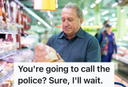 Crazy Woman At The Grocery Store Mistakes Another Customer For An Employee, But They Refuse To Help Her. So She Accuses Him Of Assault And Calls The Police.