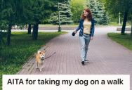 She Took Her Dog For A Walk, But When She Passed By One House With A Dog, The Homeowner Came Outside And Yelled At Her