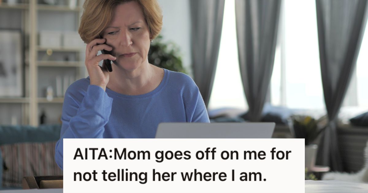 middle-aged woman frowning and upset while on the phone