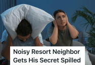 Couple Is Frustrated With Loud Next Door Neighbors At A Resort Hotel, But Then They Hear Some Juicy Information That They Can Use To Get Them Back