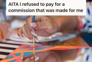 Their Friend Made A Commission Art Work For Them Without Discussing It With Them First, So This Person Refused To Pay For It