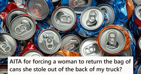 A collection of smashes aluminum cans