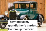Grandfather Refused To Let His Neighbor’s Bad Behavior Be Grandfathered In, So He Got His Hands Dirty With Garden Revenge