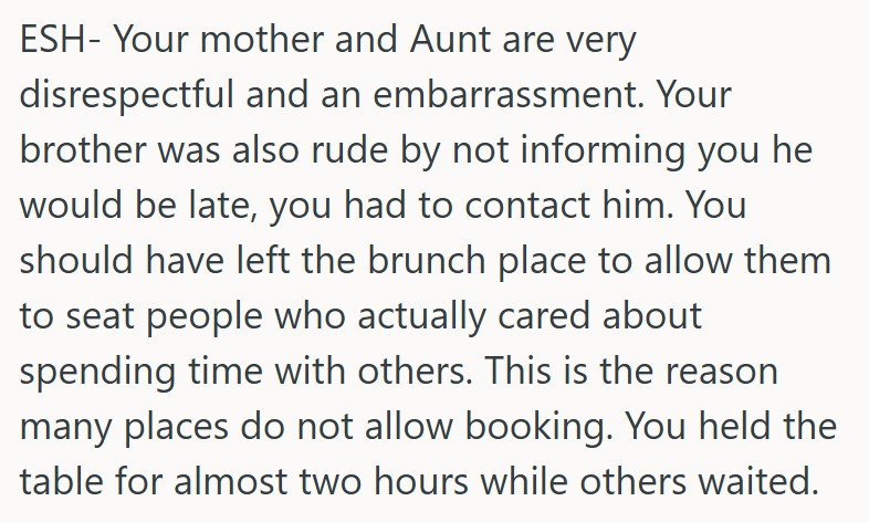 comment 2 29 Man Was Visiting His Home Country And Wanted To Go Out To Lunch With His Family, But While He Arrived At The Restaurant Early, The Rest Of His Family Was Very Late