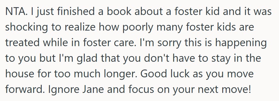 comment 2 4 Foster Child Was Feeling Neglected By Her Foster Parent, So She Brought Up Her Concerns To Her Social Worker