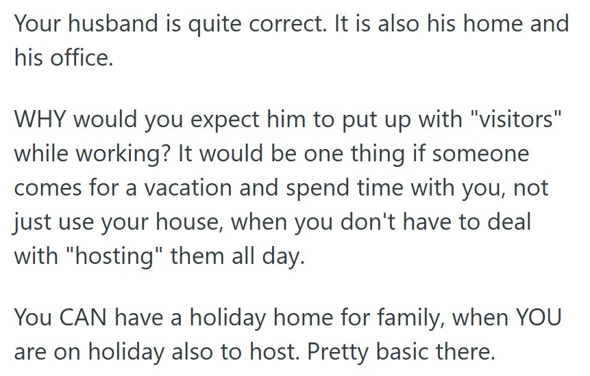 comment 5 2 Married Couple Discussed Their Desires In A Dream Home, And She Said She Wanted Enough Room For Their Families To Come And Stay For Visits. But Her Husband Said He Didnt Want Them Around.